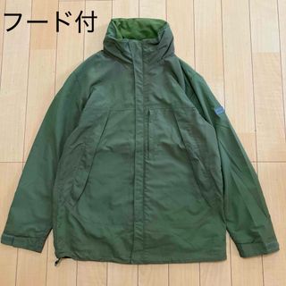 エーグル(AIGLE)のAIGLE エーグル　フード付ナイロンジャケット　カーキ　Mサイズ(ナイロンジャケット)