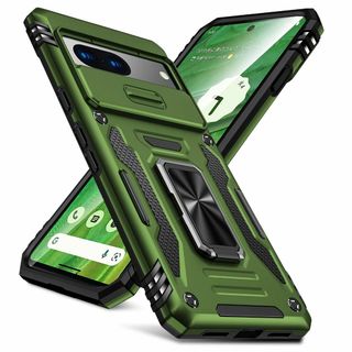 【在庫セール】Google Pixel 7A ケース リング付き 衝撃吸収 耐衝(その他)