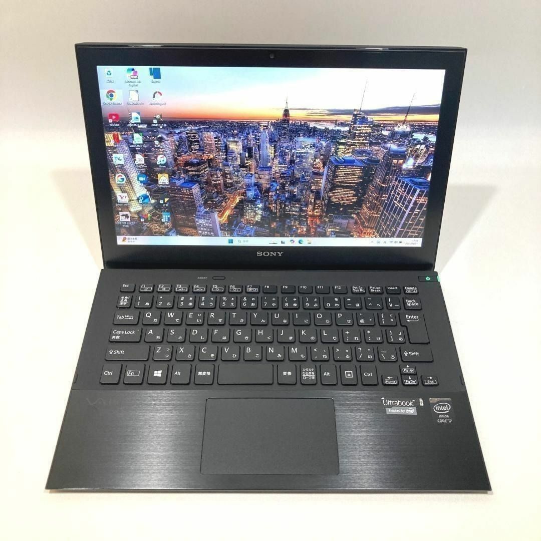 SONY(ソニー)の初心者向け✨超速i7・薄型・最新OS◇黒◇すぐ使えるノートパソコン◇T155-2 スマホ/家電/カメラのPC/タブレット(ノートPC)の商品写真