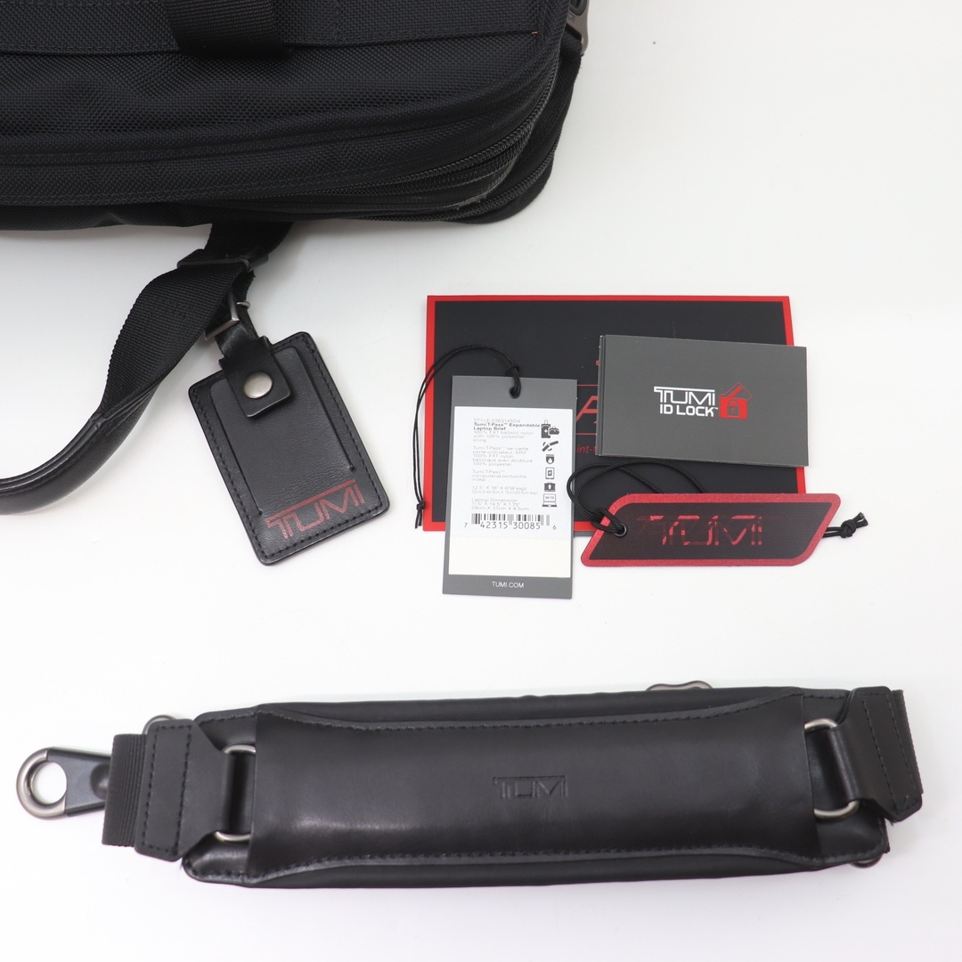 TUMI(トゥミ)のITROEXT1EAU8 TUMI トゥミ T-PASS 2way ブリーフケース ビジネスバッグ 黒 メンズ ポケット多め マチ拡張 パソコン収納 書類鞄 通勤 メンズのバッグ(ビジネスバッグ)の商品写真