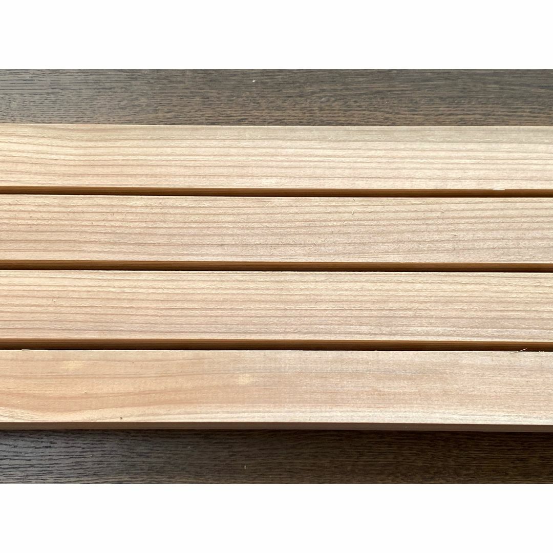 【送料込 新品】杉 角材 900×45×24㎜ 4本 プレーナー 無垢 木材 ハンドメイドの素材/材料(その他)の商品写真
