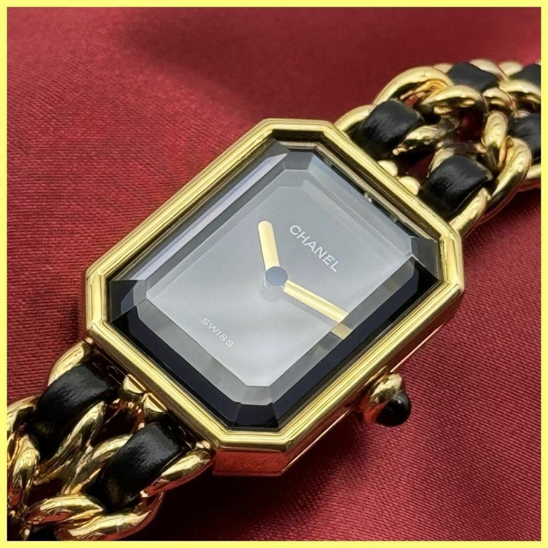 CHANEL(シャネル)の新品仕様 シャネル プルミエールL ゴールド クォーツ 腕時計 A154 レディースのファッション小物(腕時計)の商品写真