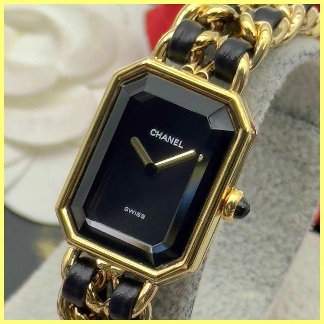 CHANEL(シャネル)の新品仕様 シャネル プルミエールL ゴールド クォーツ 腕時計 A154 レディースのファッション小物(腕時計)の商品写真