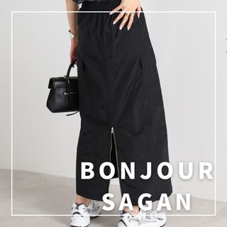 ボンジュールサガン(BONJOUR SAGAN)の"新品・タグ付"前後2WAY撥水カーゴスカート/BONJOUR SAGAN(ロングスカート)