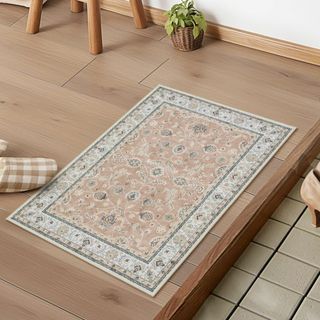 【在庫セール】HAOCOO 玄関マット 室内 春夏用 50х80cm ペルシャ絨