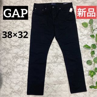 【新品】GAP／ギャップ デニム スキニーパンツ 38×32 ブラック