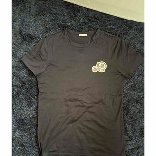 モンクレール(MONCLER)のMoncler ネイビー Tシャツ Sサイズ(Tシャツ(半袖/袖なし))