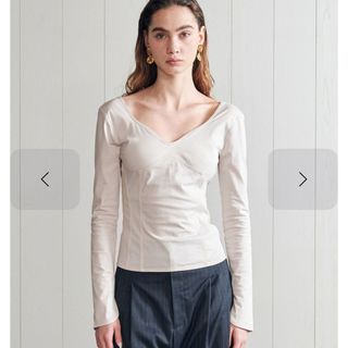 ユナイテッドアローズ(UNITED ARROWS)のH beauty&yourth トリコットシームステッチロングスリーブ(カットソー(長袖/七分))