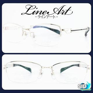 《定価52,800円！》LineArt／ラインアート　シルバー×ブラック　メガネ