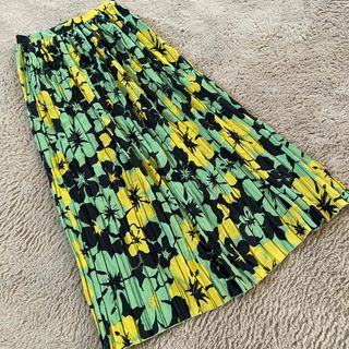 MACPHEE - 美品　MACPHEE トゥモローランド　ランダムプリーツ　ロングスカート　38