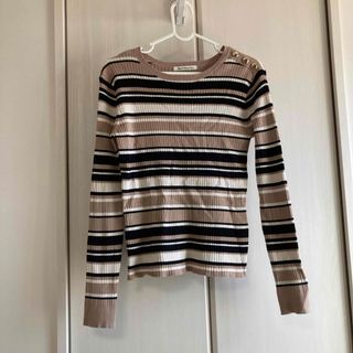 NATURAL BEAUTY BASIC - ボーダーカットソー　natural beauty basic