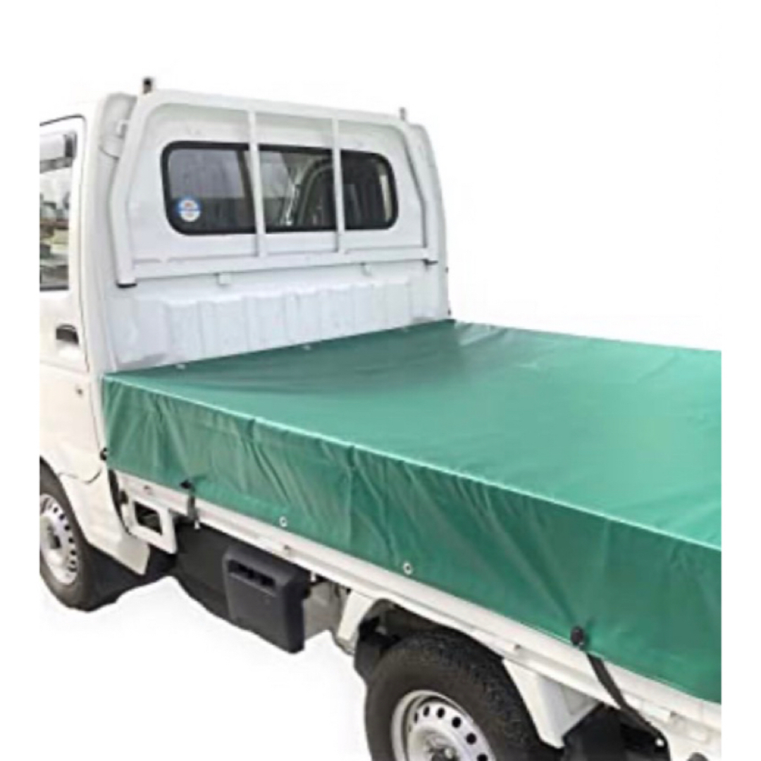 トラック 荷台シートカバー (2.3ｍ×3.5ｍ) 1.5t車対応 (グリーン) 自動車/バイクの自動車(トラック・バス用品)の商品写真