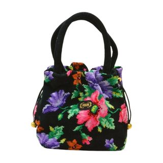 フェイラー(FEILER)のフェイラー FEILER トートバッグ 花柄 ドイツ製コットン ブラック レディース F-B6831(トートバッグ)