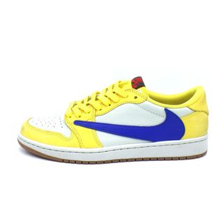 ナイキ(NIKE)のナイキ NIKE × トラヴィス スコット Travis Scott 【 WMNS AIR JORDAN 1 RETRO LOW OG Canary DZ4137 700 】 ウィメンズ エア ジョーダン 1 レトロ ロー OG カナリー スニーカー h4910(スニーカー)