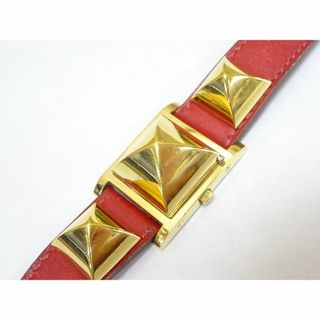 エルメス(HERMES)の阪277/ HERMES エルメス メドール 腕時計 クオーツ 箱付(腕時計)