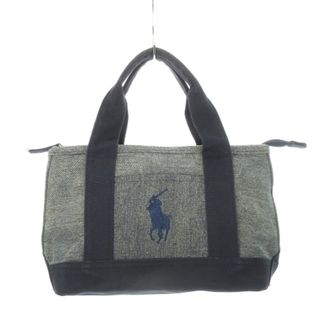 ポロラルフローレン(POLO RALPH LAUREN)のポロ ラルフローレン トートバッグ デニム ミニ ポニー刺繍 紺 青 ブルー(トートバッグ)