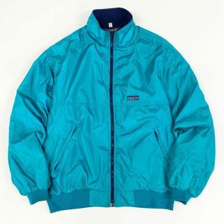 61g23 Patagonia パタゴニア 80s VINTAGE シェルドシンチラジャケット フリースライナー 三角タグ カナダ製 4211 XL グリーン メンズ
