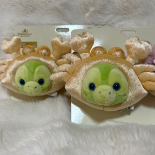 上海ディズニー　オルメル　夏日　カニ　カスタマイズカチューシャ　生首(ぬいぐるみ)