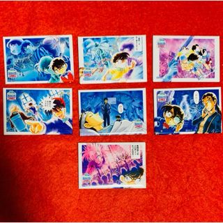 【新品】30周年コナンカフェ　スクエア缶バッジ　7点