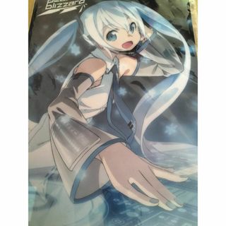 Beat Blizzard 雪ミク クリアポスター 