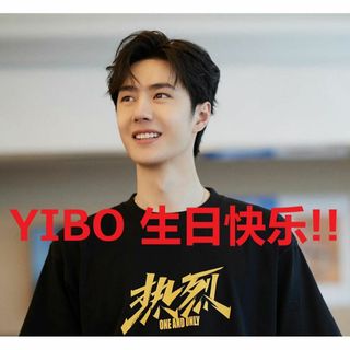生日快乐！#341　王一博　クッションカバーY１５　YIBO　イボ(男性タレント)