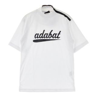 サイズ：S ADABAT アダバット 半袖ハイネックTシャツ ホワイト系 [240101467110] ゴルフウェア メンズ ストスト