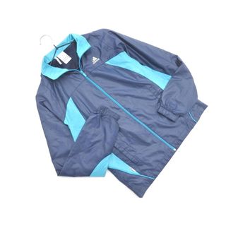 アディダス(adidas)のadidas アディダス ロゴ トラック ジャケット sizeS/濃紺x水色 ■◇ メンズ(その他)