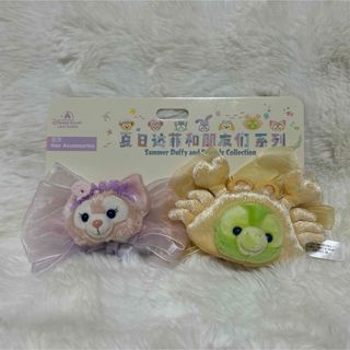 上海ディズニー　夏日　リーナベル　オルメル　リボン　シュシュ(キャラクターグッズ)