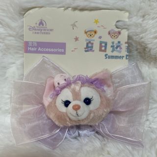 上海ディズニー　リーナベル　夏日　シュシュ　リボン　ヘアアクセ　新品(ヘアゴム/シュシュ)
