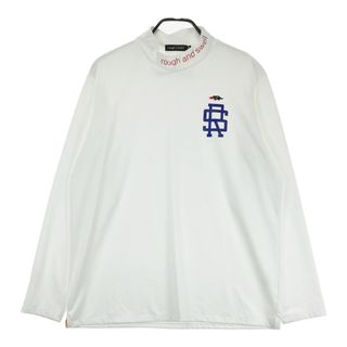 サイズ：XL ROUGH&SWELL ラフアンドスウェル  ハイネック 長袖Tシャツ  ホワイト系 [240101490348] ゴルフウェア メンズ ストスト(ウエア)