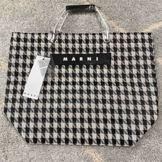 千鳥柄　マルニ　MARNI トートバッグ(トートバッグ)