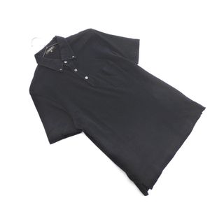 MACKINTOSH LONDON マッキントッシュロンドン カノコ ポロシャツ size40/黒 ■◆ メンズ(ポロシャツ)
