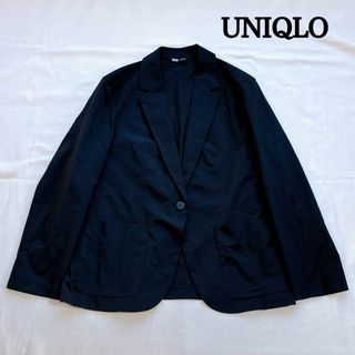ユニクロ(UNIQLO)のユニクロ Theory 感動ジャケット 黒 大人気 完売品 テーラードジャケット(テーラードジャケット)