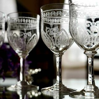 バカラ(Baccarat)の美品オールド サンルイ★パスツール★ワイングラス6脚セット★バカラをお探しの方に(グラス/カップ)