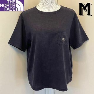ザノースフェイス(THE NORTH FACE)のTheNorthFace ノースフェイス　レディース　半袖Tシャツ　シャツ地　M(シャツ/ブラウス(半袖/袖なし))