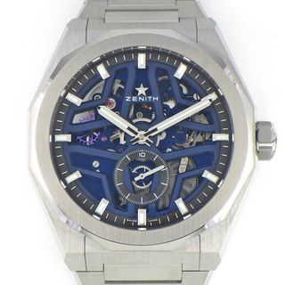 ゼニス(ZENITH)のゼニス ZENITH 腕時計 デファイ スカイライン スケルトン 03.9300.3620/79.I001 スモールセコンド 裏スケ 夜光インデックス 夜光針 ブルー スケルトン文字盤 SS 自動巻き 【箱・保付き】 【中古】(腕時計(アナログ))