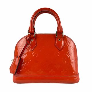ルイヴィトン(LOUIS VUITTON)のルイ ヴィトン LOUIS VUITTON ハンドバッグ ショルダーバッグ モノグラム ヴェルニ アルマBB モノグラムヴェルニ オレンジ レディース 送料無料【中古】 z5966(ハンドバッグ)