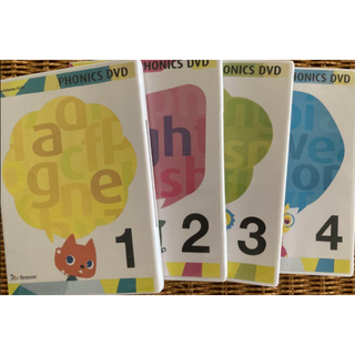 ワールドワイドキッズ　フォニックス　DVD4枚 ワールドワイドキッズ フォニックス DVD全巻1～4#の通販 by