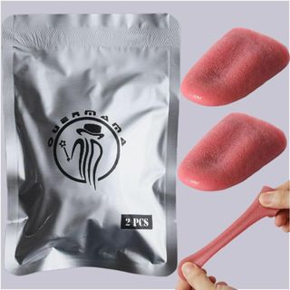 OUERMAMA 2個 ハロウィン 偽舌 偽舌 恐ろしい舌 小道具 トリック 舌