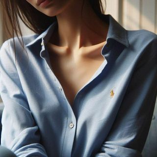 ポロラルフローレン(POLO RALPH LAUREN)のE24 ポロラルフローレン ダンガリーシャツ 現行タグに近いモデル Sサイズ相当(シャツ/ブラウス(長袖/七分))