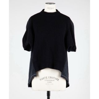 sacai Denim x Knit Pullover