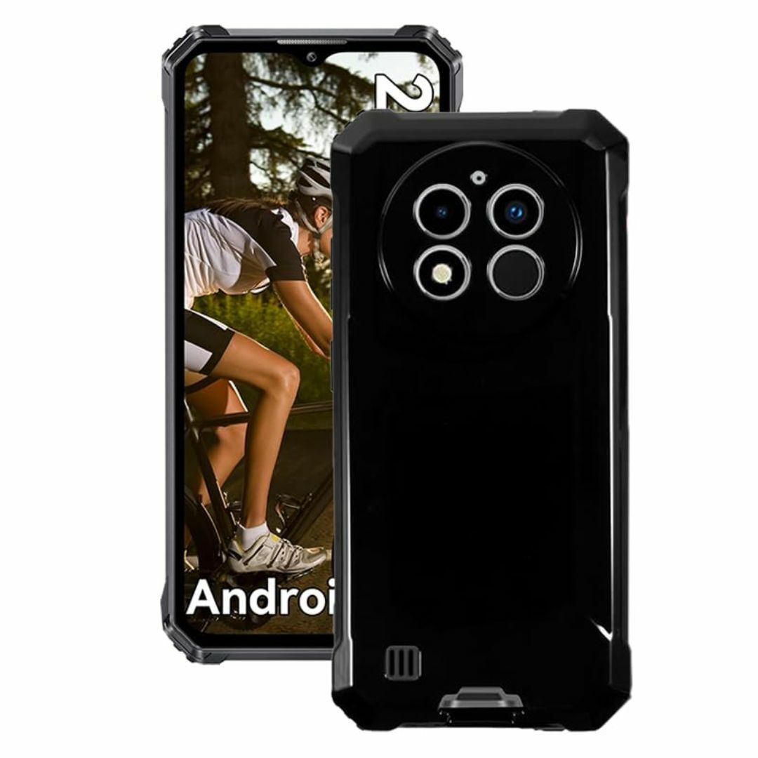 【在庫セール】For OUKITEL G1 ケース ブラック 耐衝撃 軽·薄型  スマホ/家電/カメラのスマホアクセサリー(その他)の商品写真