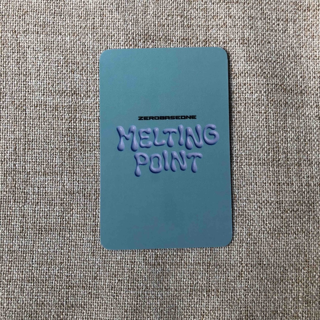 ZB1 ユジン melting point 2週目 サノク トレカ エンタメ/ホビーのタレントグッズ(アイドルグッズ)の商品写真