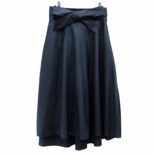 ユナイテッドアローズグリーンレーベルリラクシング(UNITED ARROWS green label relaxing)のグリーンレーベルリラクシング アローズ 美品 ツイルイレヘムフレアスカート 38(ロングスカート)