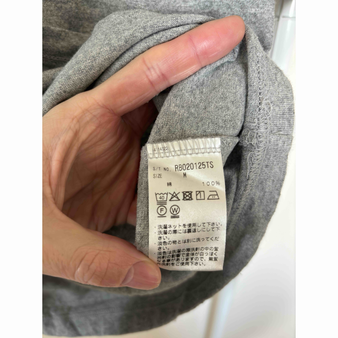RAGEBLUE(レイジブルー)のRAGEBLUE Tシャツ　グレー　サイズM メンズのトップス(Tシャツ/カットソー(半袖/袖なし))の商品写真