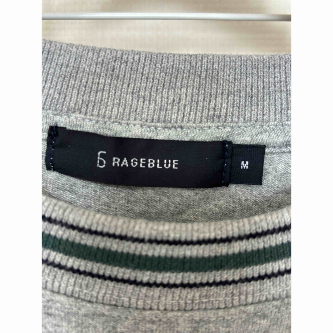 RAGEBLUE(レイジブルー)のRAGEBLUE Tシャツ　グレー　サイズM メンズのトップス(Tシャツ/カットソー(半袖/袖なし))の商品写真