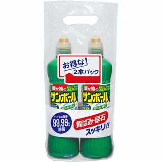 サンポール (マイナスイオン) トイレ洗剤 尿石除去 500mL 2本パック