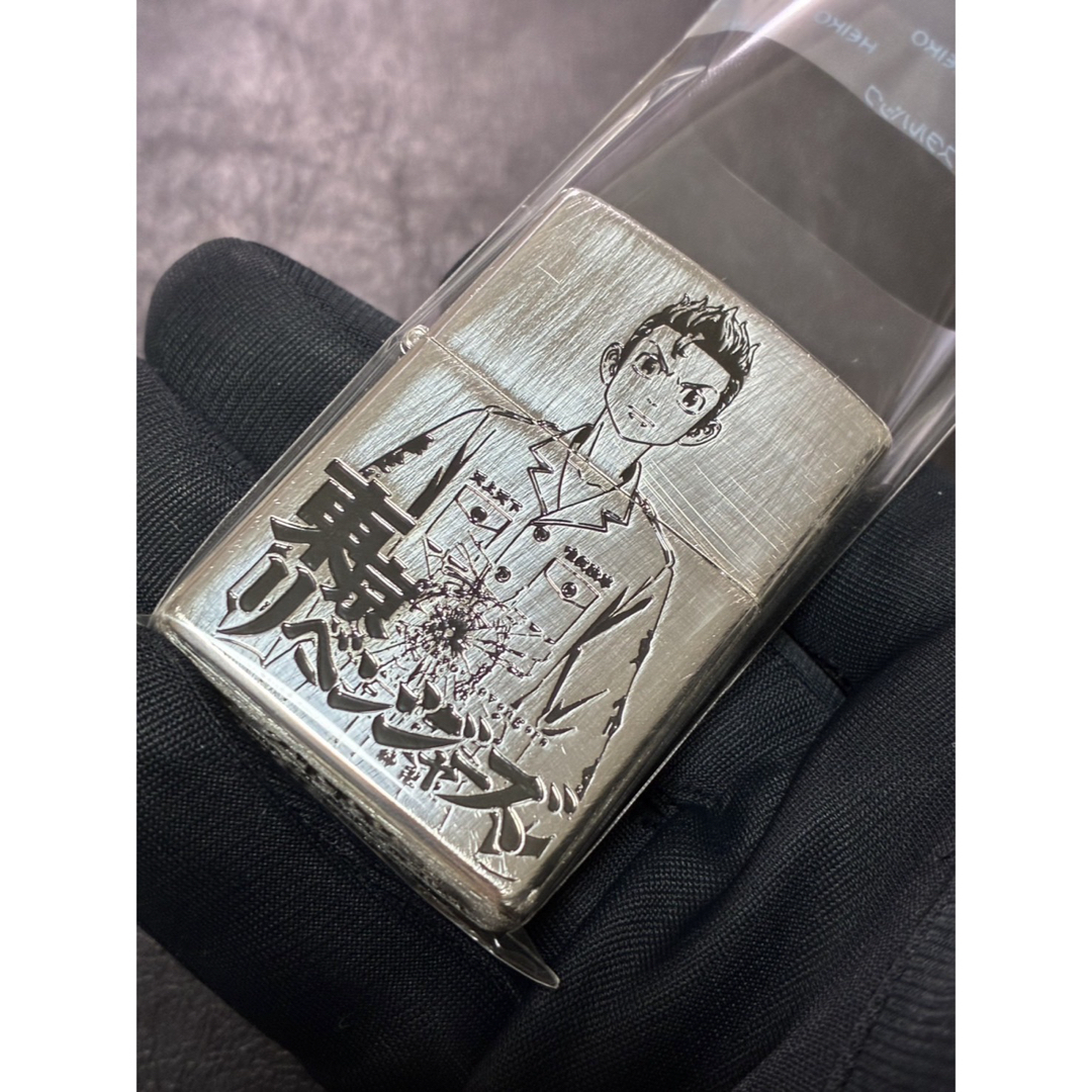 zippo 東京リベンジャーズ 特殊加工 両面デザイン 希少モデル 2021年製 メンズのファッション小物(タバコグッズ)の商品写真