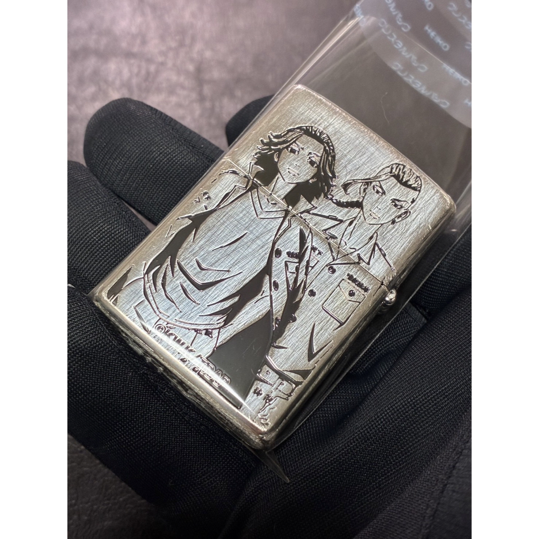 zippo 東京リベンジャーズ 特殊加工 両面デザイン 希少モデル 2021年製 メンズのファッション小物(タバコグッズ)の商品写真