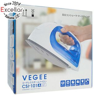【新品訳あり(箱きず・やぶれ)】 HITACHI　コードレススチームアイロン Vegee　CSI-101(アイロン)